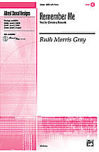 Remember Me SATB choral sheet music cover